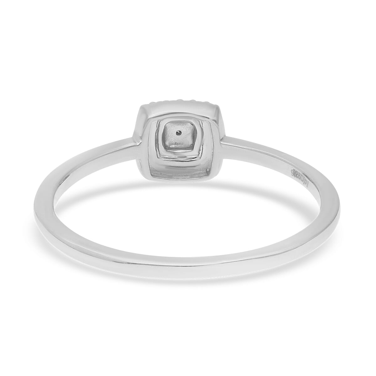 Diamond Accent Ring in Platinum Over Sterling Silver