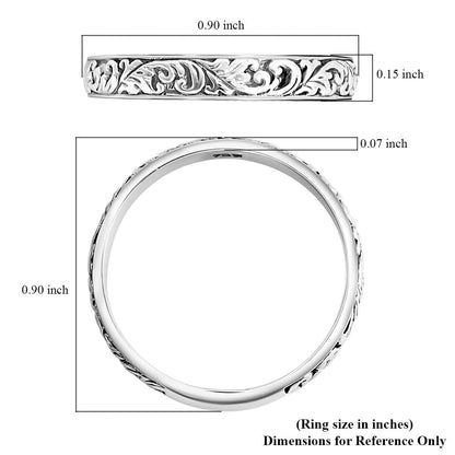 Bali Legacy Sterling Silver Ring 3.63 Grams